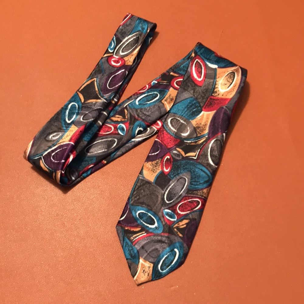 Stylish Multicolor Tie - Picture 5 of 9